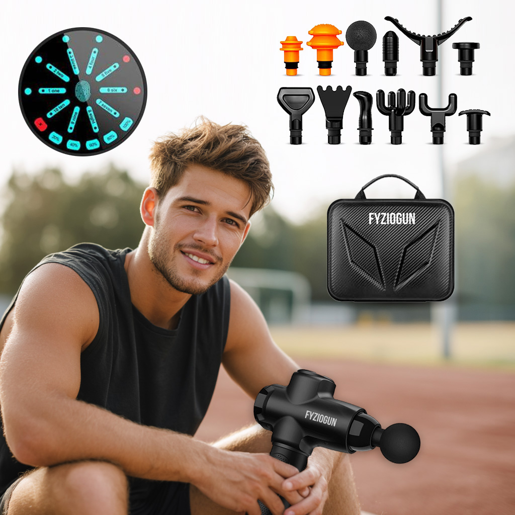 Masážní pistole FyzioGun Pro X10 - 2500 mAh